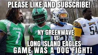 Long Island Eagles Vs New York Green Wave (4/8/23)GAME WAS A DOG FIGHT!