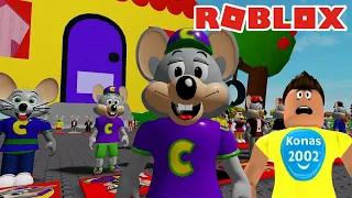 ROBLOX CHUCK E CHEESE PIZZA ARMY ! || Roblox Gameplay || Konas2002