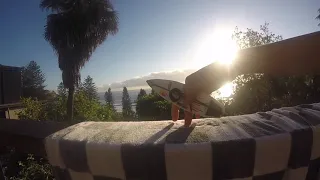 Whale Beach Finger Surfing