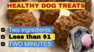 🐶$1 HEALTHY DOG TREATS🐶2min #homemade dog treat recipe #dogs #dog #dogmom #puppies #puppydog #treats