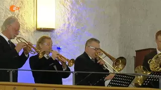 Dresdner Kreuzchor "Einzug mit Orgel und Blechbläsern" ZDF Fernsehgottesdienst Kreuzkirche Dresden