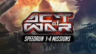 Act of War: Direct Action 1-4 Missions Speedrun