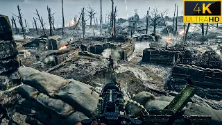 Battlefield 1 - ULTRA Realistic Immersive Graphics 4K - Storm of Steel - Prologue - NO HUD