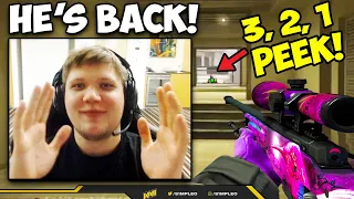 S1MPLE DESTROYS FACEIT WITH G2 M0NESY!! HE'S BACK! CSGO Twitch Clips