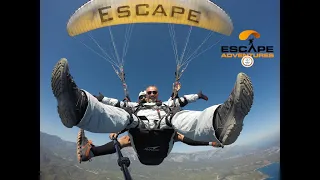 Paragliding with Extreme from Tahtali Mountain, Kemer, Turkey. Escape Adventures.