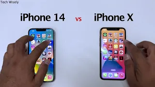 iPhone 14 vs iPhone X - SPEED TEST