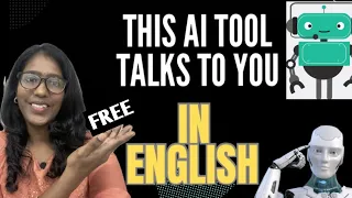 This AI ROBOT talks to you in English| Your 🆓 English speaking partner.