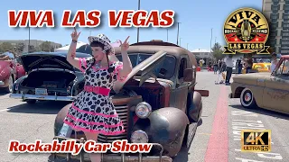 VIVA LAS VEGAS 2024 ROCKABILLY CAR SHOW | CLASSIC CARS, HOT RODS, RAT RODS AND MORE