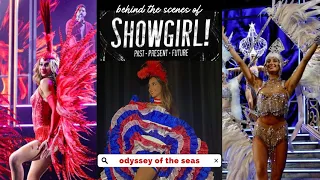 behind the scenes of being a SHOWGIRL dancer on a cruise ship! - odyssey of the seas