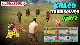 Enemies Killed Themselves After This 🤣 - No Armor 🚫 Solo vs Squad 🔥 | PUBG METRO ROYALE