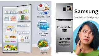 Samsung Refrigerator  322L  Convertible 5In1, Double Door #refrigerator #samsung #homeappliances