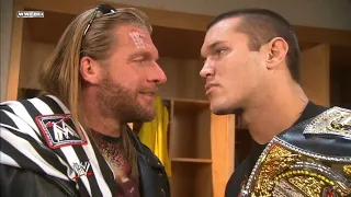 Triple h & Randy Orton Backstage Segment! 02/18/2008