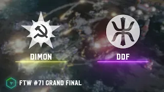 Dimon(S) vs DDF(E) - FTW #71 Grand Finals - Red Alert 3