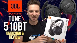 JBL by Harman TUNE 510BT Headphones Unboxing Review | Best Headphones | #headphones #bestheadphones