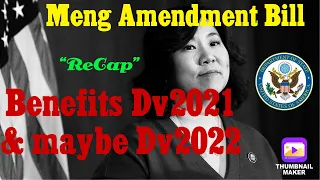 Meng Amendment to RolledOver #Unused visas for the fiscal year 2020/2021