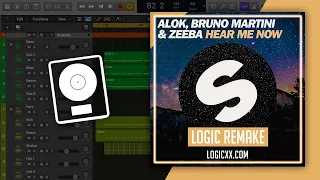 Alok ft Zeeba - Hear Me Now (Logic Pro Remake)