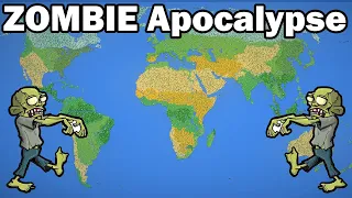 Resettlement Humans after Zombie Apocalypse - WorldBox Timelapse