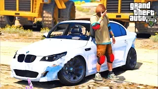 РЕАЛЬНАЯ ЖИЗНЬ В GTA 5 - УБИЛИ ДЕПУТАТА И УГНАЛИ У НЕГО BMW E60! РАЗБИЛИ БЕХУ БЕЛАЗОМ!  ⚡ГАРВИН