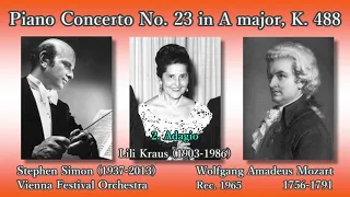 Mozart: Piano Concerto No. 23, Kraus & Simon (1965) モーツァルト ピアノ協奏曲第23番 クラウス＆サイモン