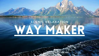 Way Maker - SINACH / 1 Hour Piano Instrumental Worship | Nature Scenic Relaxation