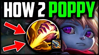 THIS MAKES POPPY A MONSTER... How to Poppy Jungle & Carry - Poppy Guide Season 14 League of Legends