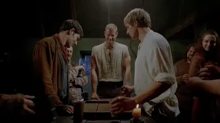 merlin and arthur at the tavern