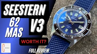 V3 Seestern 62mas Homage watch. Are the V3 upgrades worth it? Full Review. HD