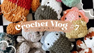 A week of crochet market prepping! | crochet vlog