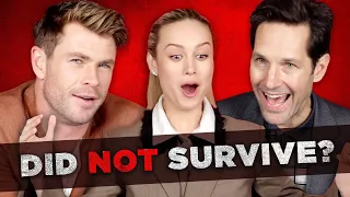 The Cast Of "Avengers: Endgame" Tries To Survive Thanos's Snap