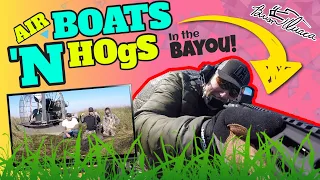 airBOATS N HOgS - Pinchin' Hogs Off an AIRBOAT in the Bayou!