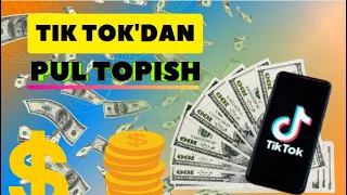 TIK TOK ORQALI $20 KUNIGA #tiktok #tiktokwallet #pulishlash