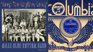 1934, Keep the Rhythm Going, Dinah Lou, Let's Have a Jubilee, Mills Blue Rhythm Band, HD 78rpm X