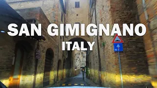 San Gimignano, Italy - Driving In The Rain