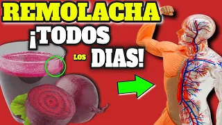 ¡LOCURA TOTAL! COME REMOLACHA TODOS Los DIAS y MEJORÁ tu SALUD| BENEFICIOS del JUGO de BETARRAGA