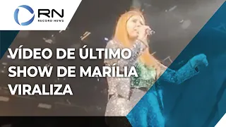 Vídeo de Marília Mendonça no último show viraliza