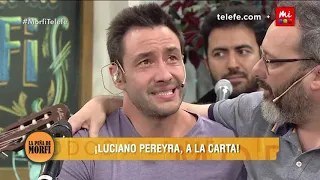 Luciano Pereyra cantó "Tu mano" y se quebró en lágrimas -La Peña de Morfi