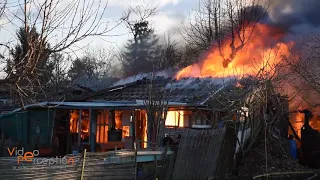 Plusieurs cabanes en flammes à Illzach