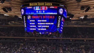 New York Rangers 2016-2017 Intro + Sam Rosen Hockey Hall of Fame Ceremony (vs. Florida Panthers)