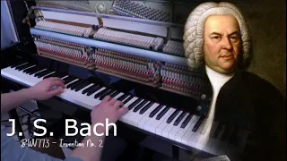 J. S. Bach - BWV 773, Two-part Invention No. 2 in C minor | Classical Piano