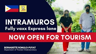 Intramuros Now Open for Tourist | Fully Vaccinated Express lanes | Philippines