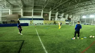 Real Salt Lake Academy Goalkeeper Training - Footwork and Handling - 5-7-2024