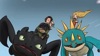 Funny How To Train Your Dragon Comics | HTTYD Comics: Astrid VS Camicazi!!