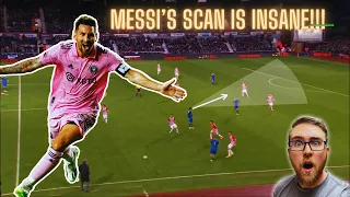 Messi's Scan is INSANE | @beyourbestpro  *AMERICAN Reacts to Messi*