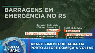 Abastecimento de água em Porto Alegre começa a voltar | Jornal da Band