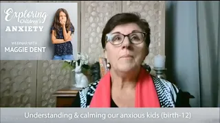 Maggie introduces her Exploring Children's Anxiety webinar.