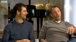 Matt Stone and Trey Parker talk the Book of Mormon in London