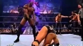 The Rock & Chris Jericho & The APA vs The Dudley Boyz & Booker T & Rhyno SD!