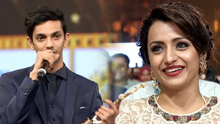 Trisha was captivated by Anirudh's heartwarming gesture in his speech