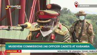 MUSEVENI COMMISSIONS 248 OFFICER CADETS AT KABAMBA