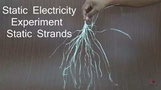 Static Electricity Experiment - Static Strands | English